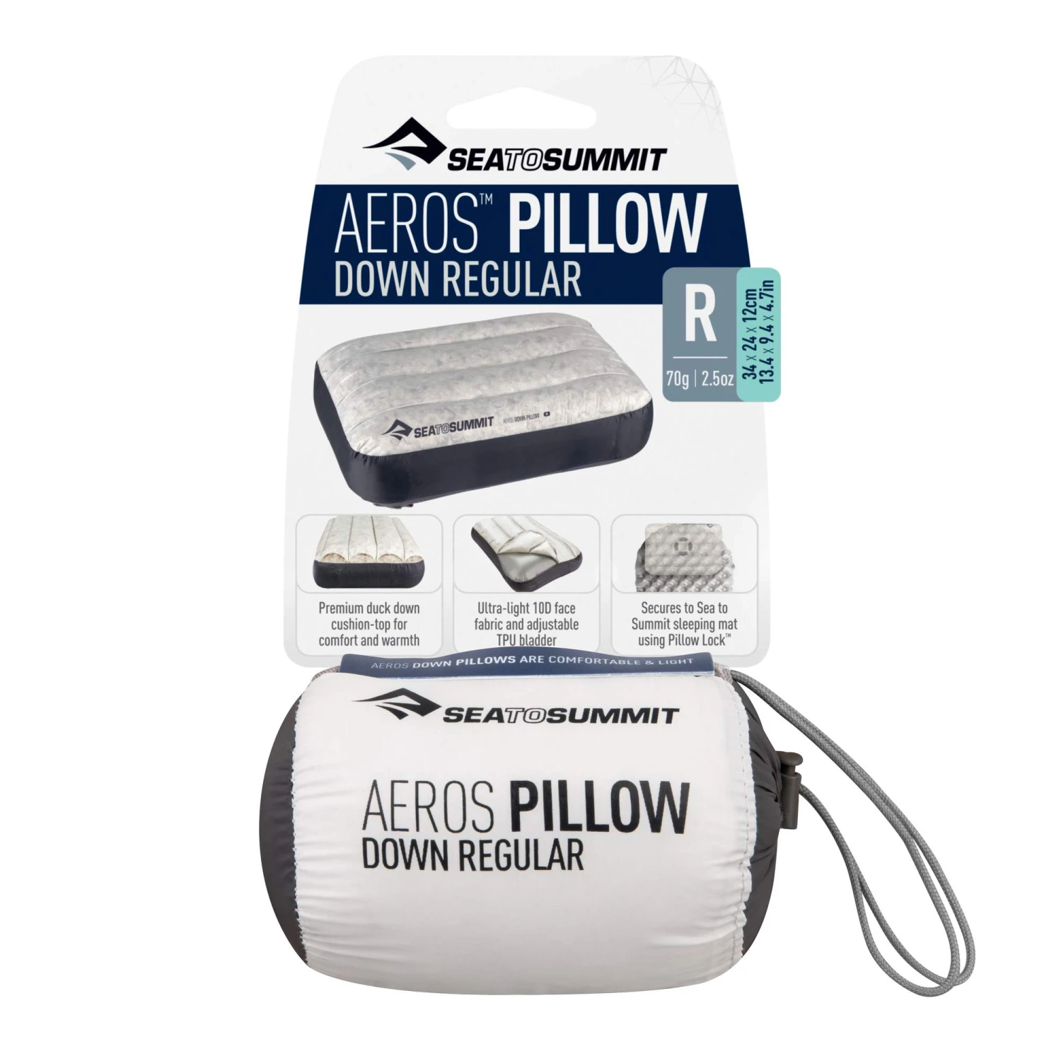 Sea To Summit AEROS DOWN PILLOW REGULAR - Kissen 7 Sea To Summit AEROS DOWN PILLOW REGULAR - Kissen – Bild 5